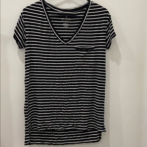 American eagle striped tee